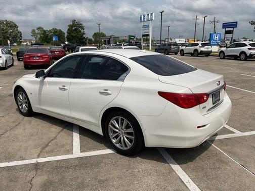 Moonlight White 2014 INFINITI Q50 Premium
