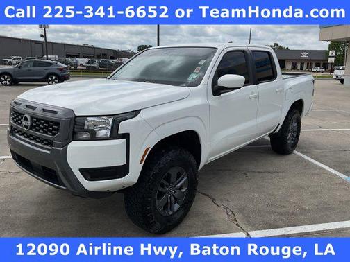 Glacier White 2025 Nissan Frontier SV
