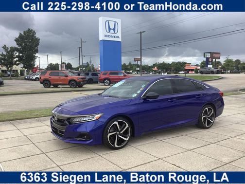 Still Night Pearl 2021 Honda Accord Sport 1.5T