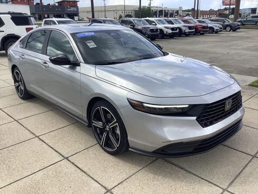 Solar Silver Metallic 2024 Honda Accord Hybrid Sport