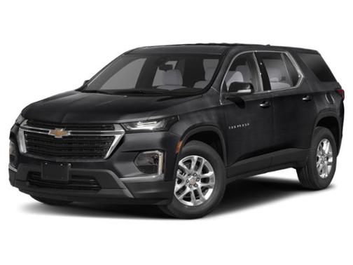Mosaic Black Metallic 2022 Chevrolet Traverse LT Cloth