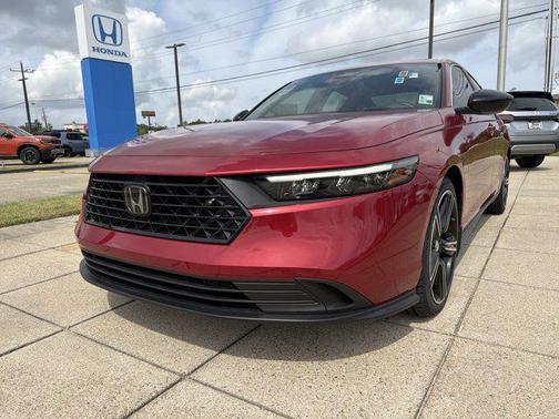 Radiant Red Metallic 2024 Honda Accord Hybrid Sport