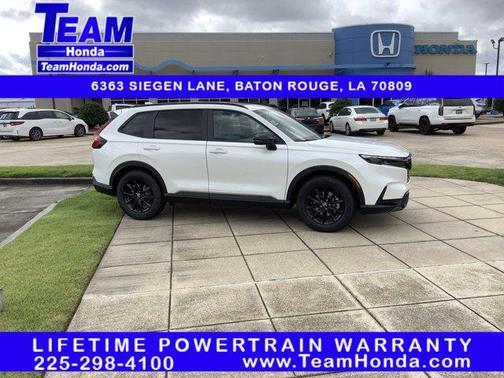 Platinum White Pearl 2026 Honda CR-V Hybrid Sport-L FWD
