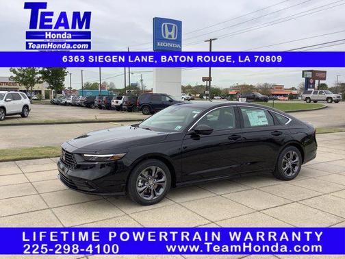 Crystal Black Pearl 2026 Honda Accord Hybrid EX-L