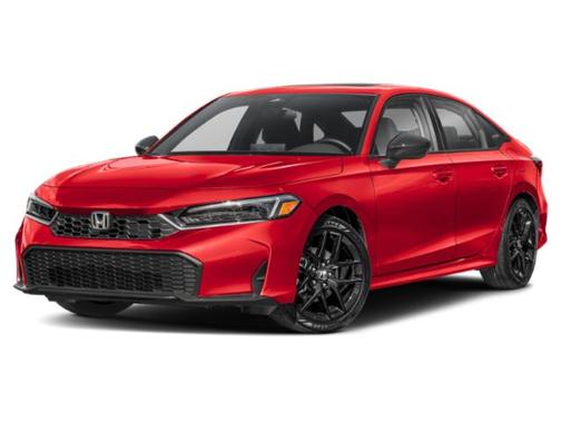 Rallye Red 2025 Honda Civic Hybrid Sport