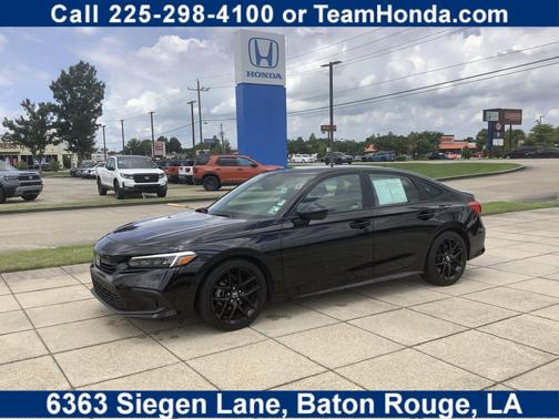 Crystal Black Pearl 2022 Honda Civic Sport