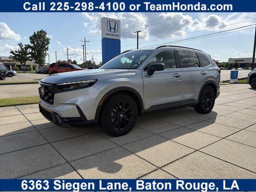 Lunar Silver Metallic 2024 Honda CR-V Hybrid Sport FWD