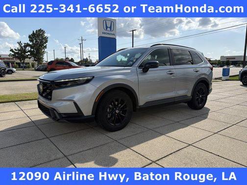 Lunar Silver Metallic 2024 Honda CR-V Hybrid Sport FWD