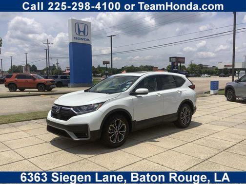 Platinum White Pearl 2021 Honda CR-V 2WD EX-L