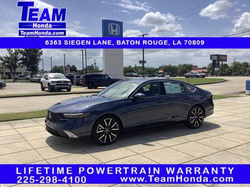 Canyon River Blue Metallic 2026 Honda Accord Hybrid Touring
