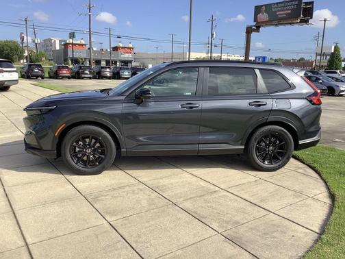 Meteorite Gray Metallic 2026 Honda CR-V Hybrid Sport-L FWD