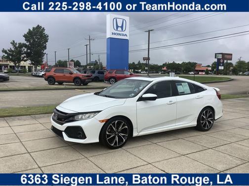 White Orchid Pearl 2017 Honda Civic Si