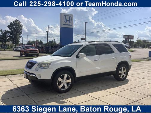 Summit White 2011 GMC Acadia SLT-1