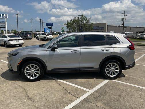 Solar Silver Metallic 2025 Honda CR-V EX AWD