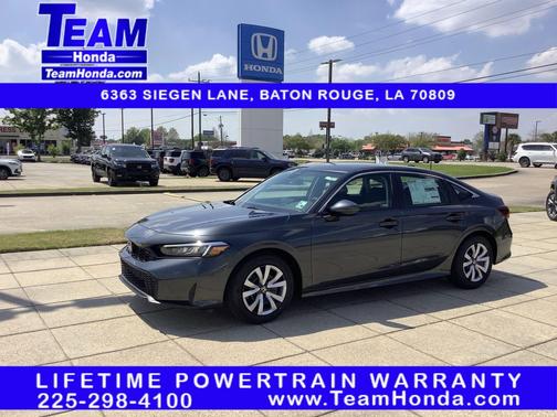 Meteorite Gray Metallic 2026 Honda Civic LX