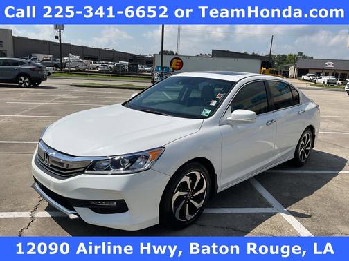 White Orchid Pearl 2017 Honda Accord EX-L w/Navigation & Honda Sensing