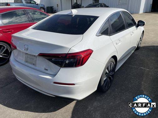 Platinum White Pearl 2024 Honda Civic EX