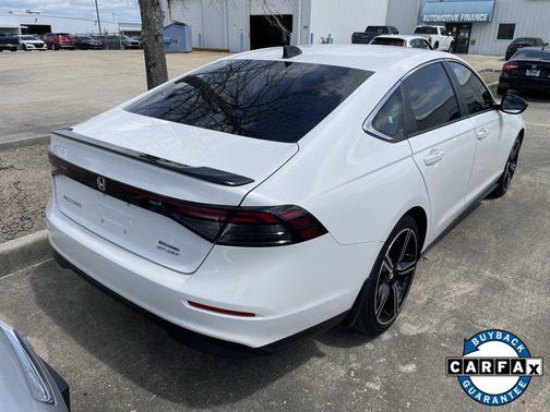 Platinum White Pearl 2025 Honda Accord Hybrid Sport