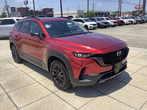 Soul Red Crystal Metallic 2025 Mazda CX-50 Hybrid Premium Package