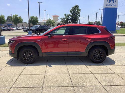 Soul Red Crystal Metallic 2025 Mazda CX-50 Hybrid Premium Package