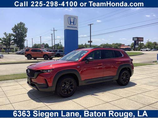 Soul Red Crystal Metallic 2025 Mazda CX-50 Hybrid Premium Package