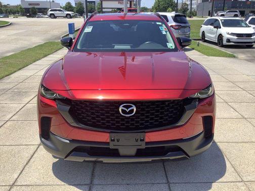 Soul Red Crystal Metallic 2025 Mazda CX-50 Hybrid Premium Package