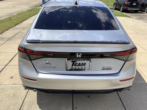 Solar Silver Metallic 2025 Honda Accord Hybrid Sport-L