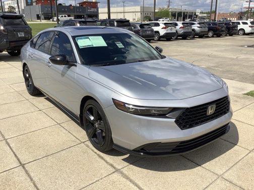 Solar Silver Metallic 2025 Honda Accord Hybrid Sport-L