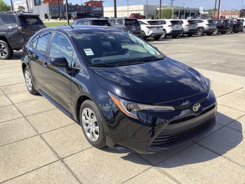 Midnight Black Metallic 2025 Toyota Corolla LE