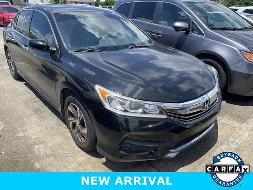 Black 2017 Honda Accord LX