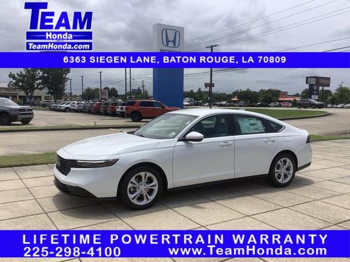 Platinum White Pearl 2026 Honda Accord LX 1.5T