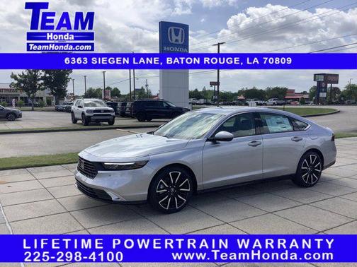 Solar Silver Metallic 2026 Honda Accord Hybrid Touring