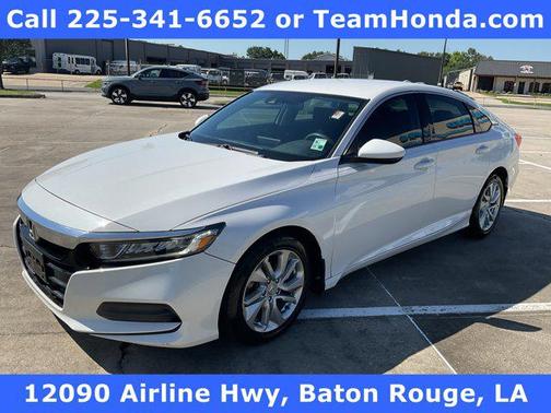 Platinum White Pearl 2019 Honda Accord LX