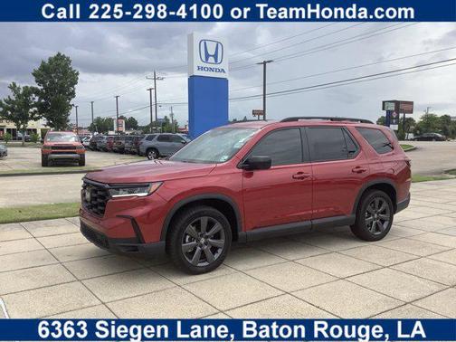 Radiant Red Metallic II 2025 Honda Pilot Sport