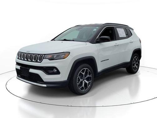 Bright White Clearcoat 2025 Jeep Compass Limited