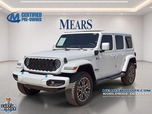 Bright White Clearcoat 2024 Jeep Wrangler 4xe High Altitude