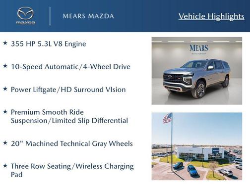 Sterling Gray Metallic 2025 Chevrolet Suburban 4WD Z71