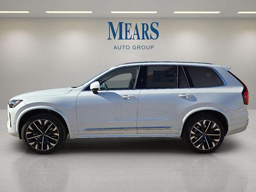 Crystal White Pearl 2026 Volvo XC90 Ultra, B6 AWD Gas (mild hybrid), Gasoline, Bright, 7 Seats