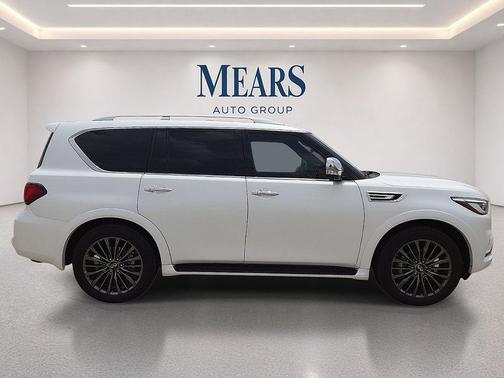 Moonstone White 2023 INFINITI QX80 SENSORY AWD