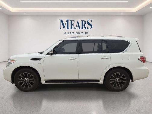 Pearl White Tricoat 2019 Nissan Armada Platinum