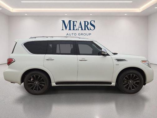 Pearl White Tricoat 2019 Nissan Armada Platinum