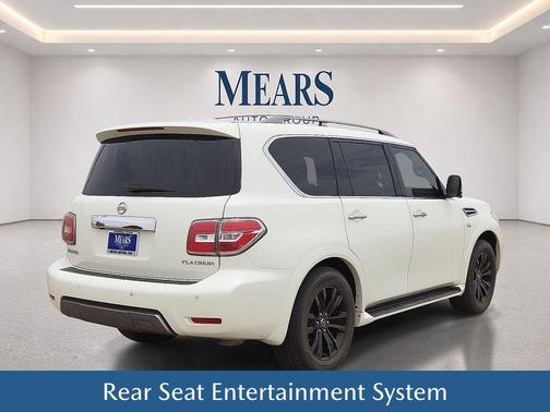 Pearl White Tricoat 2019 Nissan Armada Platinum