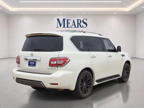 Pearl White Tricoat 2019 Nissan Armada Platinum