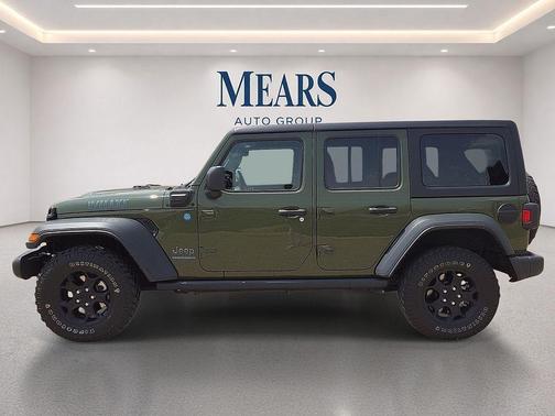 Sarge Green Clearcoat 2023 Jeep Wrangler 4xe Willys