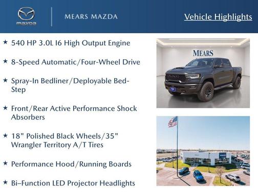 Forged Blue Metallic 2026 RAM 1500 RHO Crew Cab 4x4 5'7' Box