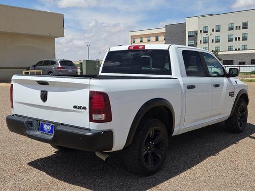 Bright White Clearcoat 2024 RAM 1500 Classic Warlock Crew Cab 4x4 5'7' Box
