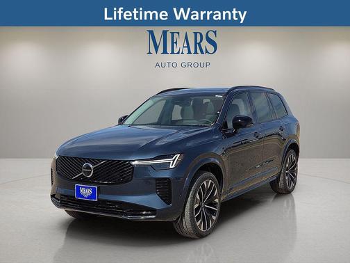 Denim Blue Metallic 2026 Volvo XC90 Ultra Dark Theme, B6 AWD Gas (mild hybrid), Gasoline, 6 Seats
