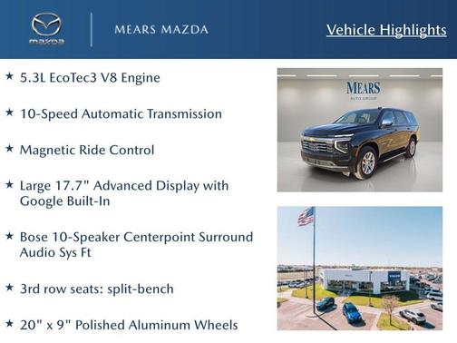 2025 Chevrolet Tahoe Premier