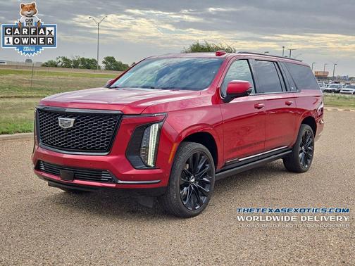 Radiant Red Tintcoat 2025 Cadillac Escalade ESV Sport Platinum
