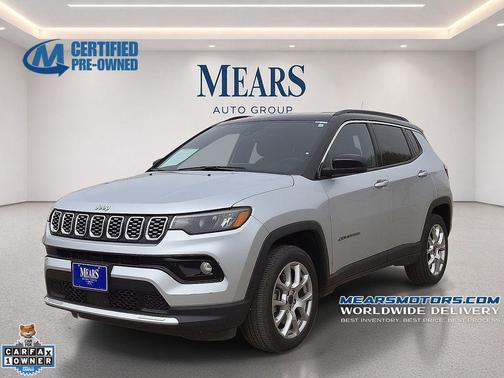 Silver Zynith Metallic Clearcoat 2025 Jeep Compass Limited